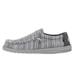 Hey Dude Men's Wally Stretch Platinum Mix Size 15