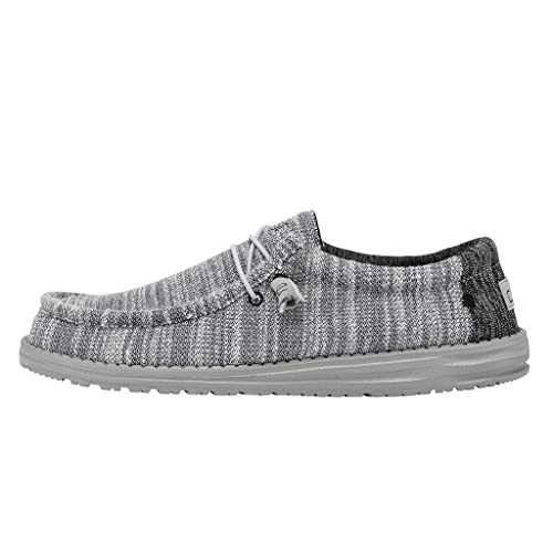 Hey Dude Men's Wally Stretch Platinum Mix Size 15