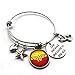 DOLON She Believed She Could So She Did Inspirational Expandable Bracelet Gift for Wonder Woman Fans