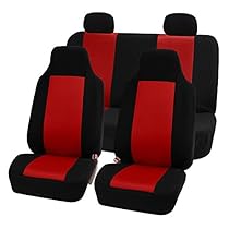 FH Group FB102RED114 Red 3D Air Mesh Auto Seat Cover (Full Set)