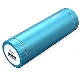 AUKEY 5000mAh Portable Charger, Compact Size Power Bank with 5V/2A Output External Battery for iPhone iPad Samsung Google and More - Blue