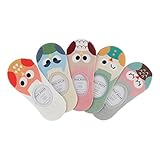5 Pack Womens Casual Cotton Cute Funny No-show Ankle Animal Liner Socks for size 5-8