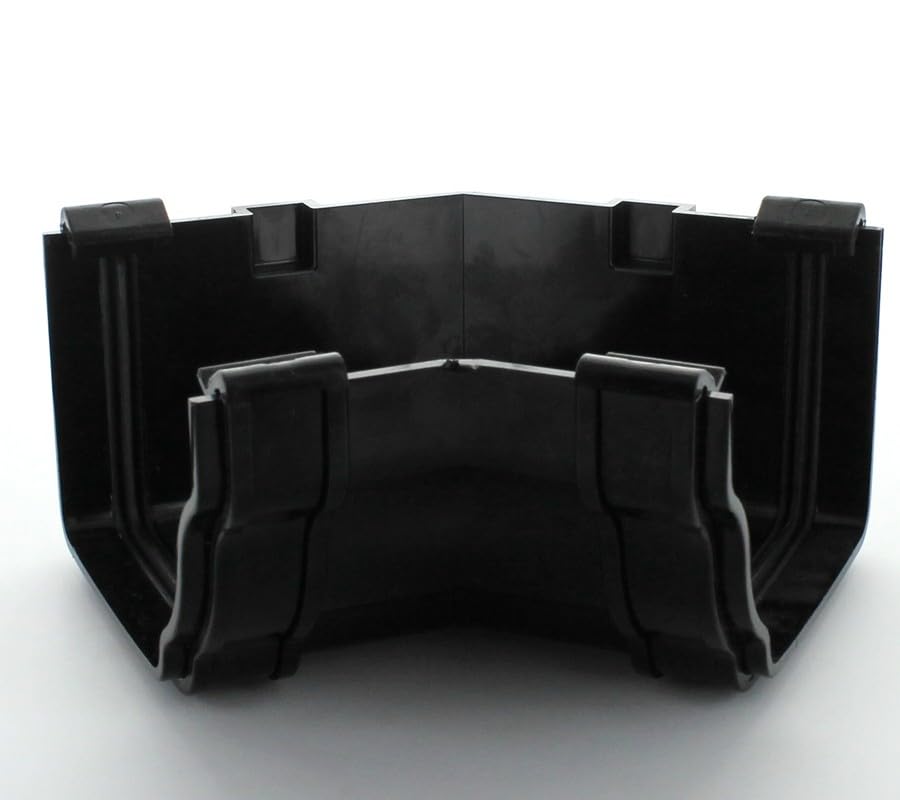 Aliaxis (Marley) RCA522B Black Classic Internal Angle (45 deg) for Ogee Style 116 x 75 mm guttering System