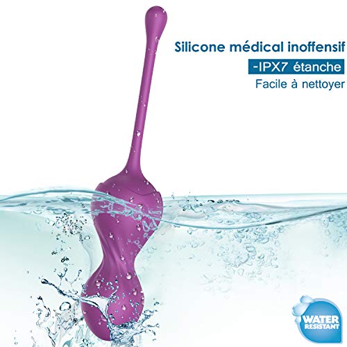ALOFA-Silicone-Kegel-palline-Ball-Impermeabile-10-modalita-e-Telecomando-utilizzato-Per-Lesercizio-Muscolare-Del-Pavimento-PelvicoViola