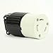 Superior Electric YGA017F Twist Lock Electrical Receptacle 3 Wire, 30 Amps, 250V, Nema L6-30R, Black