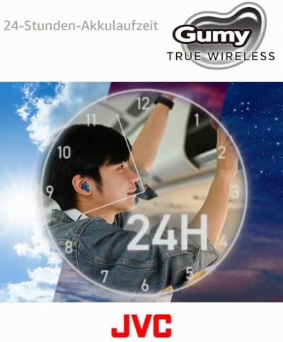 HA-Z77T-B Gumy True Wireless Kopfhörer mit weichen Elastomer Ohrstöpseln, 3 Sound-Modi, Bluetooth 5.3, 24 Std. Akkulaufzeit, iPX4 Spritzwasserschutz, (Olive Black)