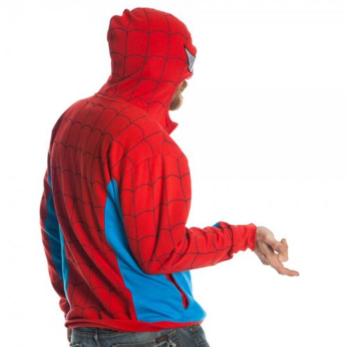 Marvel Spiderman Men's Red Costume Hoody - Image 4