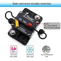 T Tocas Hi-Amp Circuit Breaker, 100A Breaker