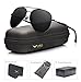 LUENX Men Aviator Sunglasses Polarized Women - UV 400 with case 60MM
