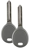 Discount Keyless Pair of Replacement 4D 64 Texas Encrypted Y160-PT Transponder Keys Compatible with Chrysler, Dodge, and Jeep Vehicles
