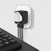 Travel Adapter JMFONE International Tavel Power Adapter 4 USB Wall Charger Worldwide Travel Charger Universal AC Wall Outlet Plugs for US, EU, UK, AU 160 Countries (black)
