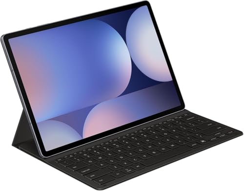 Samsung Book Cover Keyboard Slim Tablet Tasche mit Tastatur für Galaxy Tab S9+ | S9 FE+ | Tab S10+, schwarz