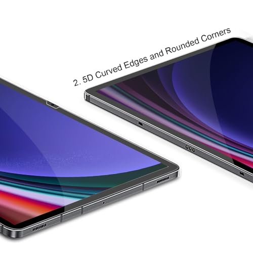 Gerutek Samsung Galaxy Tab S11 / S10 Lite / S10 FE / S9 FE / S9 / S8 / S7 Tempered Glass Screen Protector [Ultra Clear][Scratch Resistant][9H Hardness] for Galaxy Tab S10 Lite/S10 FE