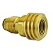 onlyfire Universal Fit Propane Tank Adapters - Converts LP Tank POL Service Valve to QCC1 (Type 1) Outlet