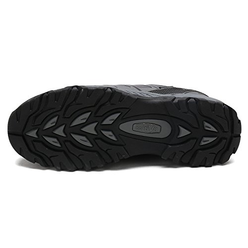 image for DREAM PAIRS Men's Nortiv8 160489-M Dk.Grey Black Red Insulated Waterpr