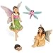 Patio Eden 6 Piece Fairy Garden Accessories Set - Miniature Fairies for Garden Kit