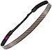 Hipsy Women's Adjustable NO Slip Skinny Tech Sport Headband Multi Packs (Black/White/Brown 3pk)