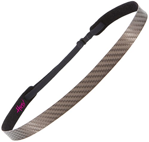 Hipsy Women's Adjustable NO Slip Skinny Tech Sport Headband Multi Packs (Black/Navy/Brown 3pk)