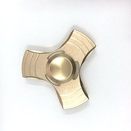 Fidget Spinner Toy Tipfinger Metal Texture Specially Designed for Teenagers and Adults(Golden)