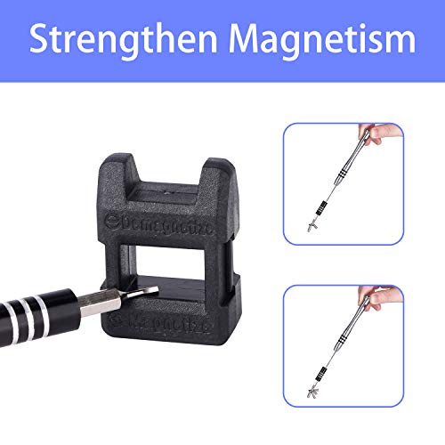 Professional Level Precision Screwdriver Tool Kit,139 in 1 with 98 Magnetic Bits and 41 Repair Tools Such as Flexible Shaft, Magnetic Pad, Suitable for PS4, iPhone, Laptop,MacBook and Computer Repair