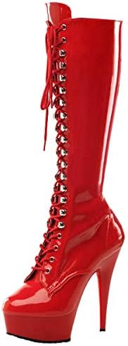 Higher Heels PleaserUSA Womens Platform Knee Boots Delight-2023