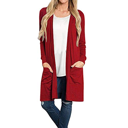 image for GOVOW Lightweight Kimono Cardigan for Women Clearance Sale Long Sleeve