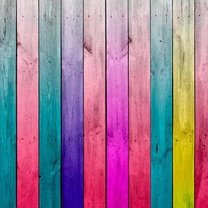 Wood Pattern Design Skinz Premium Full-Body Cover Wrap Decal Skin-Kit for The Kindle Fire HD 7 (Skin Only) - Vibrant Neon Colored Wood Strips