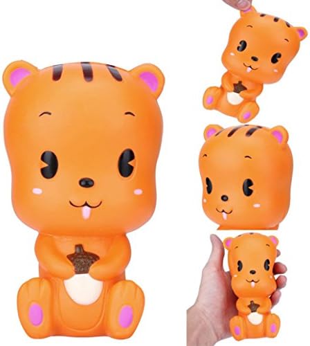 Yeefant Stress Relief Extrusion Squirrel Fruit Super Soft Slow Rising Relaxing Anti-Anxiety Squeeze Mini Colorful Scented Collection Squeeze Stress Reliever Toy For Kids Adult