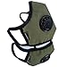 Vogmask Olive CV N99 Carbon Filter and Exhale Valve / Medium (under 120 lbs)