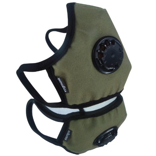 Vogmask Olive CV N99 Carbon Filter and Exhale Valve / Medium (under 120 lbs)