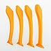 Night lions Tech(TM) Replacement Spare Parts for Syma X8 X8C X8W Venture RC Quadcopter 4pcs Main Blade Propeller & 4pcs Propeller Protectors Blades Frame & 4pcs Landing Skid (Orange)