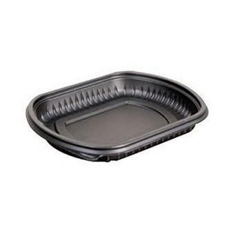 16 oz negro base mealmaster microondas recipiente de plástico ...