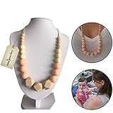 ima-jewelry Chewable Silicone Baby Teething Necklace BPA Free | Chew Beads - Safe for Baby | Chew Bead Necklace