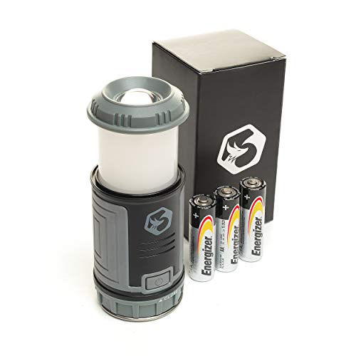 image for Foxelli Camping Lantern - Super Bright, Portable, Battery Powered LED 