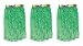 1 X Lot 3 Adult Luau Hula Party Skirts-Green w/Floral Waistbands W 28
