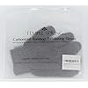 Temple-Spring-Bamboo-Exfoliating-Wash-Gloves-Eco-Exfoliator-Mitt-Natural-BathShower-Scrub-Body-Exfoliation-Hand-Mitten-Beauty-ScrubsLoofah-Ingrown-HairDead-Skin-Remover-Grey Exfoliating Gloves - Bamboo Shower Gloves - Bath and Body Exfoliator Mitts - Scrubs away Ingrown Hair and Dead Skin…