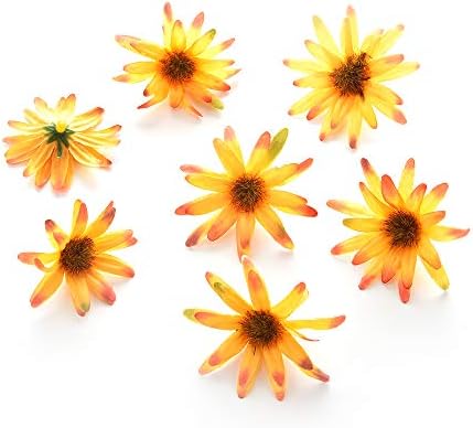 Amazon Com Daisy Flower Heads Bulk For Crafts Artificial Flowers