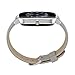 ASUS ZenWatch 2 Silver with Beige Leather Strap 37mm Smart Watch with Quick Charge Battery, 4GB Storage, 1.45-inch AMOLED Gorilla Glass 3 TouchScreen, IP67 Water Resistant (International Version)