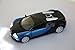 Berry President 1:32 Bugatti Veyron Diecast Scale Model Alloy Supercar Model Vehicle Simulation Toy for Children Electric Pull Back Cars Sound & Light - Birthday (Dblue)