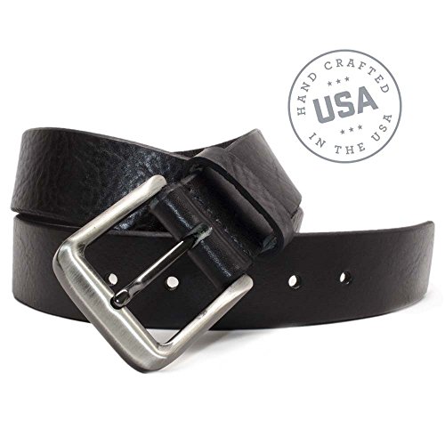 Nickel Free Belt -Handmade in USA-New River Black 34"