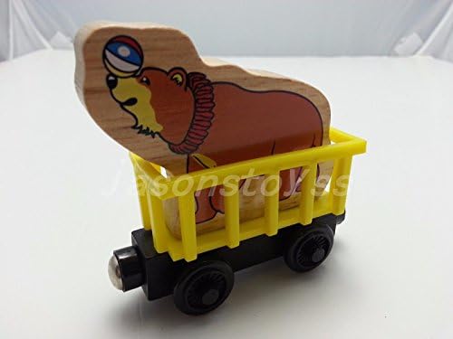 gg Friends Circus Bear Wooden Tender Toy Train Loose New In Stock