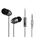 WUXIAN Corded In-ear Noise Cancelling Earphones with Microphone