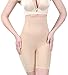 Jenbou Tummy Control Shapewear High Waisted Body Shaper Waist Trainer Panties Thigh Slimmer Shorts Nude