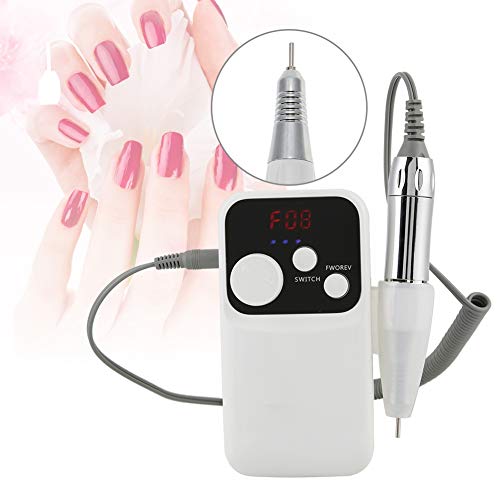 35000 RPM Nail Drill Machine Electric Nail File Manicure Pedicure Kit Acrylic Nail Drill Pen Low Noise for Nail Arte(US Plug)