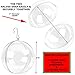 Zilo Novelties Clear Fillable Christmas Ornaments Large Clear Ball 100mm | Clear Ornaments for Crafts | Fillable Ornament Balls | Pack of 10 Christmas Ball Clear Plastic Ornaments for Christmas