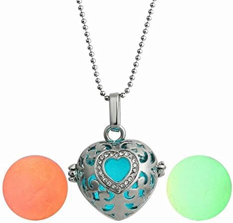 1 X Newly Fashion Teardrop Necklace - Glow in the Dark Pendant Steampunk Fairy Magical