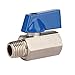 WYNNsky Tank Mini Ball Valve, 1/4''NPT Female Threads×1/4''NPT Male Threads, Shut-Off Air Compressor Accessories Fittings
