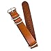 CIVO Genuine Grain Leather NATO Zulu Military Swiss G10 Watch Band Strap 18mm 20mm 22mm with Stainless Steel Buckle (Brown, 20mm)