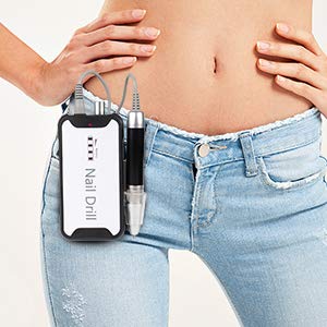 35000RPM Nail Drill - Rechargeable Portable Nail Drill File Wireless Cordless Electric Nail Drill Machine Brushless Nail Drill Handpiece Professional Drill Bits Set - Thumbnail 6