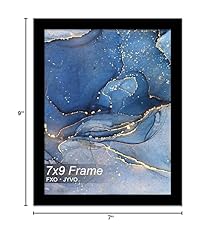 Fxojyvo 7x9 Picture Frame, Black Frame for 7 x 9